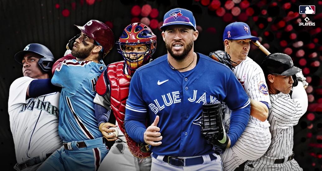 digital poster of top Baseball players featured in the 2022 Topps Pristine Baseball NFT collection