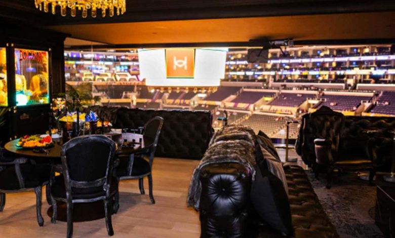 Image of one of the suites available in the Stadium Status Members Club