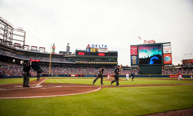 image of a baseball field MLB NFT
