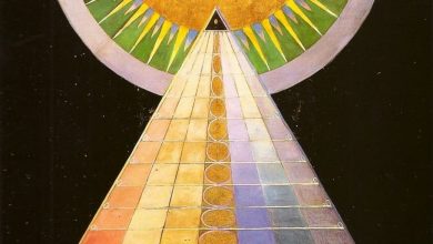 Painting of the Temple by Hilma af Klint