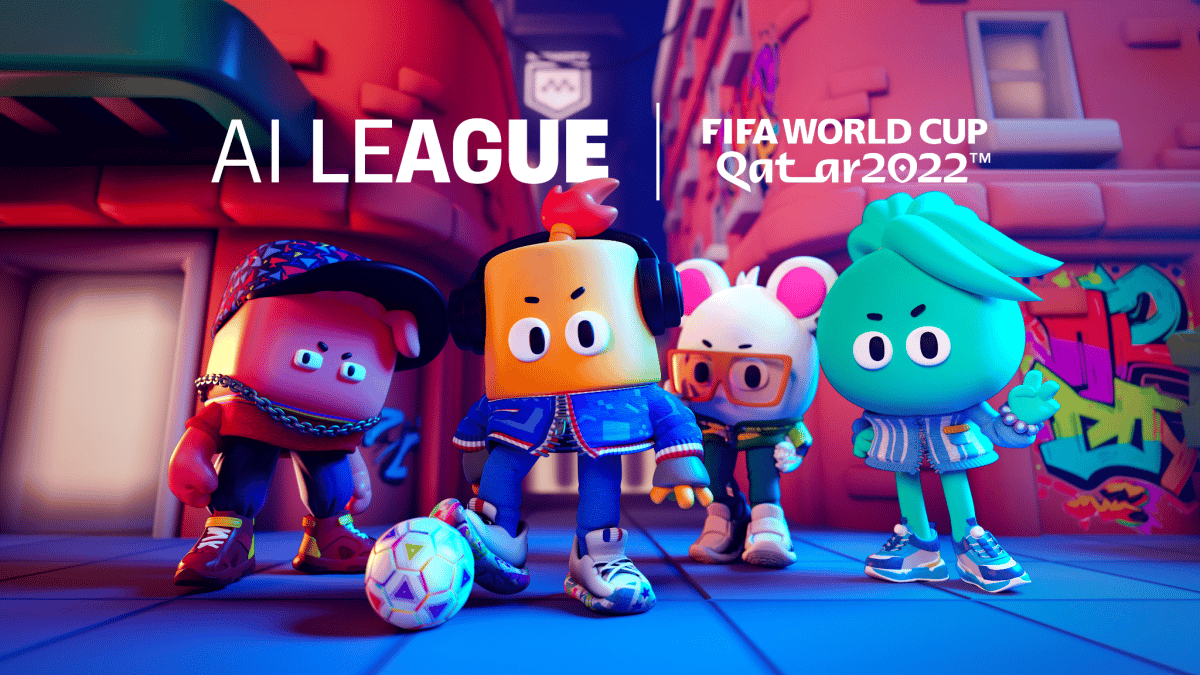 image of cartoon characters in the FIFA metaverse game