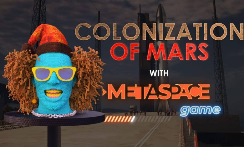 voxelcrazyheads colonization of mars banner