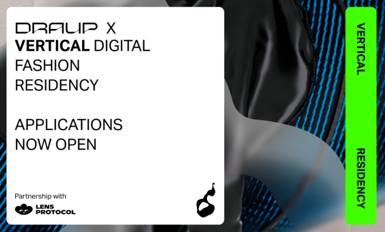 poster for draup x vertical digital fashion residency